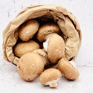 Champignons, kastanje