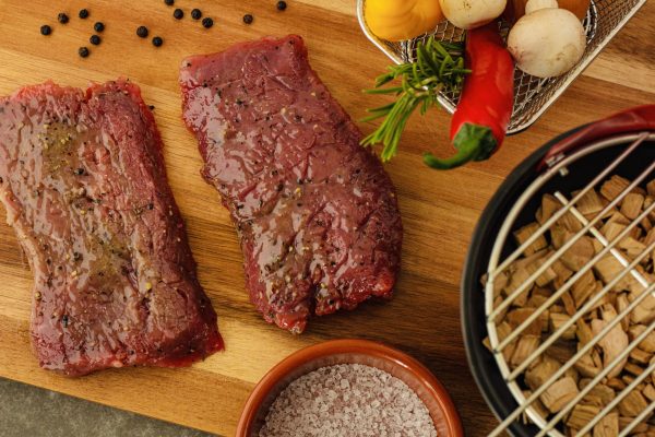 Rundersteak, gemarineerd