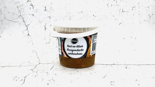 Bourgondische varkenshaas kant en klaar, 600ml